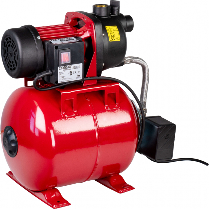 Hidrofor Raider, putere 800W, 1" , debit  53L/min,  3bar, refulare 40m, RD-WP800Z [3]