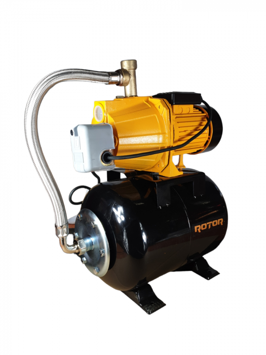 Hidrofor ROTOR AUTOJET80S, putere 1000 W, capacitate 24 L, debit 50 L/min, aspirare 9m, refulare 40m [2]