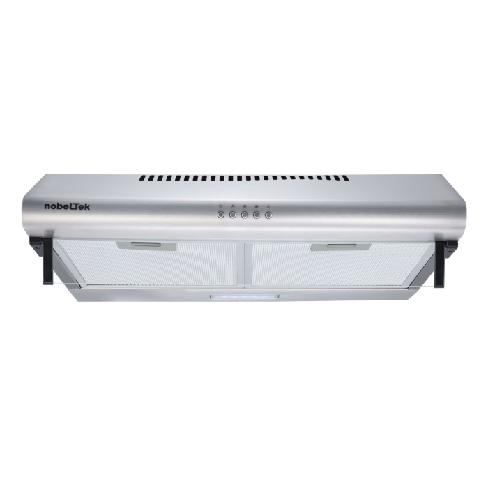 Hota clasica NobelTek NHO-CL60F49X, 60 cm, 1 motor, 2 filtre aluminiu, lampa led, 400m3, Inox [1]