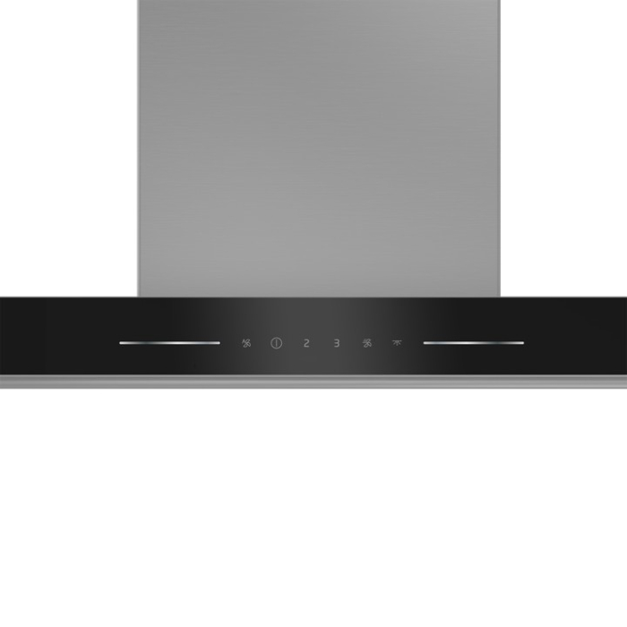 Hota decorativa Beko, Putere de absorbtie 710 mc/h, Senzor de temperatura, Lumina ajustabila, Electronic Touchcontrol, Avertizare curatare/inlocuire filtru, Panou sticla, Negru [3]