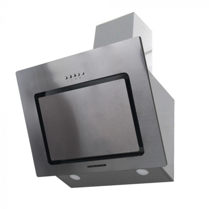 Hota incorporabila decorativa Heinner DCH-650RIX, Putere absorbtie 594.5 m3/h, Iluminare LED, Clasa B, 60 cm, Inox [1]