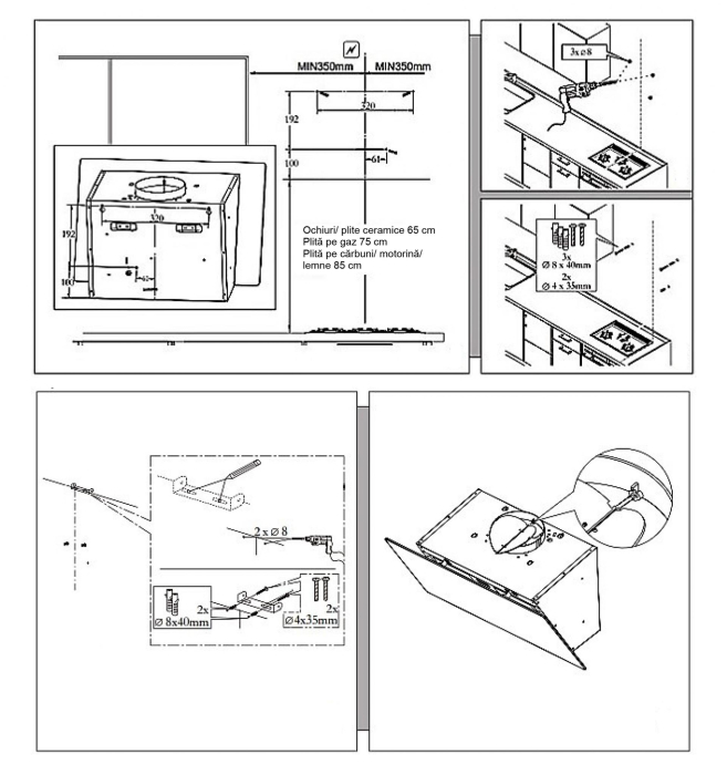 Hota decorativa inclinata Samus HSI630MGB [2]