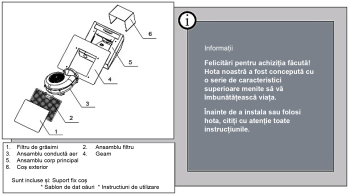 Hota decorativa inclinata Samus HSI640DGB [2]