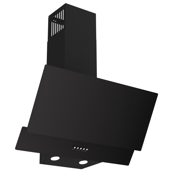 Hota decorativa LDK HD-3DGBK, Putere de absorbtie 300 m3/h, 3 trepte de putere, 1 motor, Iluminare LED, Sticla securizata, Filtru aluminiu, Negru [4]