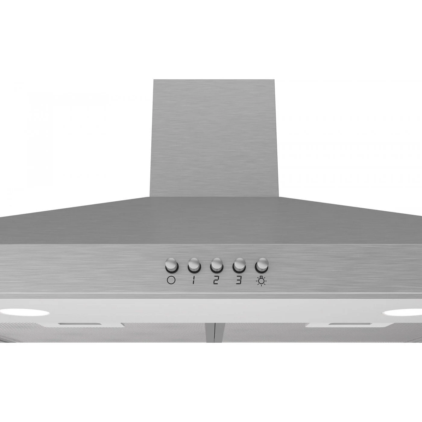 Hota decorativa LDK HP-3IX, Putere de absorbtie 300 m3/h, 3 trepte de putere, 1 motor, Iluminare LED, Filtru aluminiu, Inox [4]