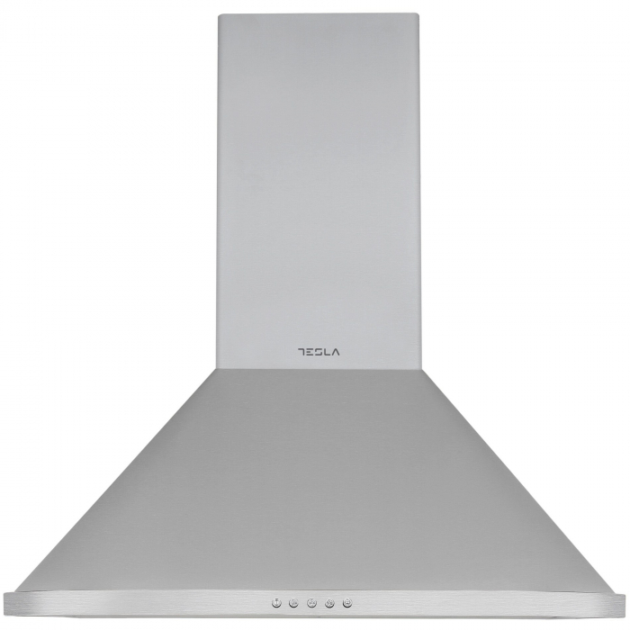 Hota decorativa semineu Tesla DC600AXP, 1 motor 190W, Putere de absorbtie 630 m3/h, 3 viteze, Led 2x2W, 60 cm, Inox [2]