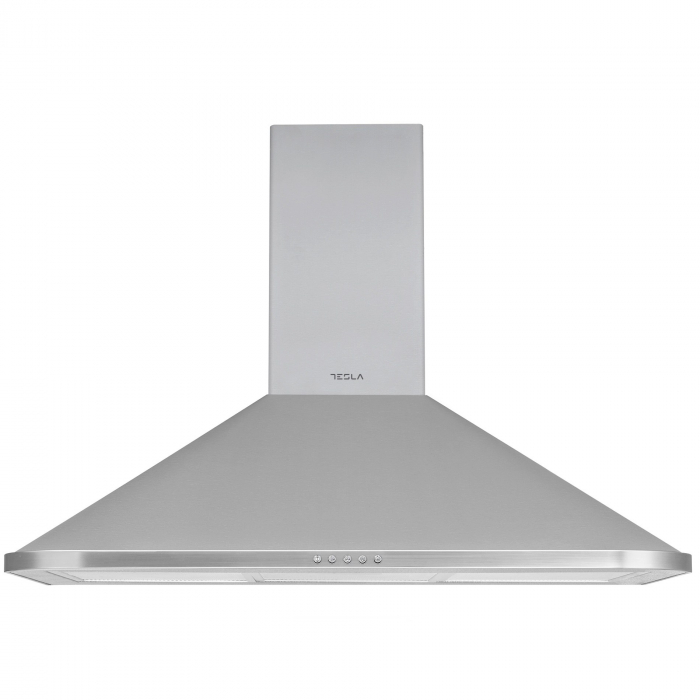 Hota decorativa semineu Tesla DC900AXP, 1 motor 190W, Putere de absorbtie 630 m3/h, 3 viteze, Led 2x2W, 90 cm, Inox [2]