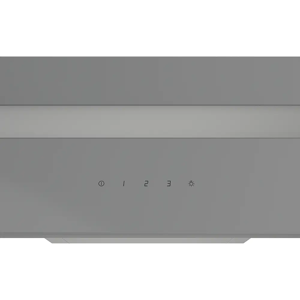 Hota decorativa Studio Casa Dual Plane Grey, 60 cm, 1 Motor Tubo, Putere de absorbtie 400 m3/h, Metal si sticla gri [5]