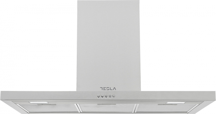 Hota decorativa Tesla DC900AX, T-shape, 1 motor 190W, Putere de absorbtie 630 m3/h, 3 viteze, Led 2x2W, 90 cm, Inox [2]