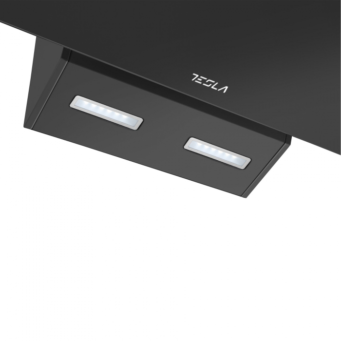 Hota decorativa Tesla DD600AB, 1 motor DC 75W, Putere de absorbtie 630 m3/h, Senzor control fara atingere, afisaj LED, 60 cm, Sticla neagra [4]