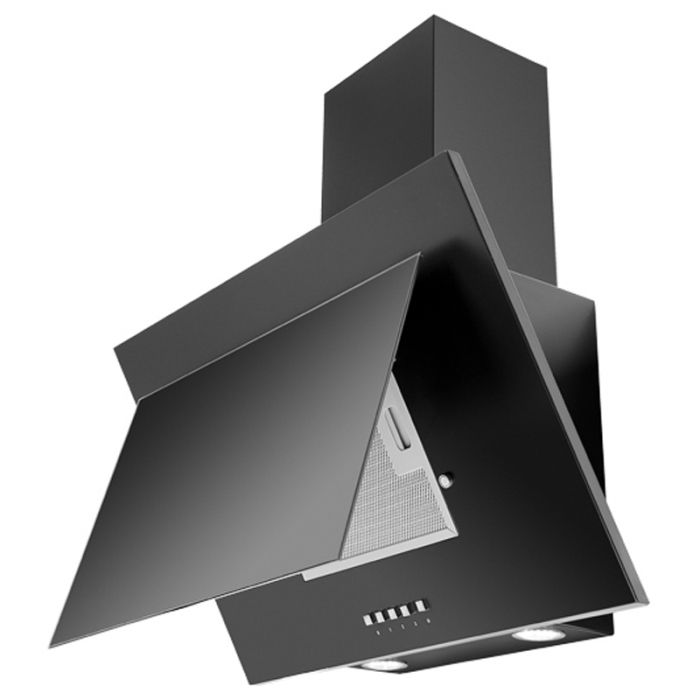 Hota Decorativa Tornado Sigma 700 (50), 1 motor, latime 50 cm, 3 viteze, absorbtie 700 m3/ora, Negru [3]