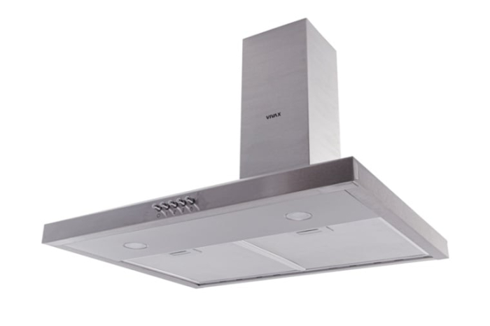Hota decorativă Vivax CHO‑60CHA100T X, 59,6 cm, 100 W, 1 motor, 3 trepte de putere, filtru aluminiu lavabil, iluminare LED, Inox [3]