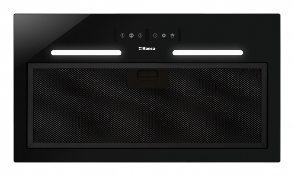 Hota incorporabila Amica, tip box, total incorporabila, 55 cm, 1 motor, 3 trepte de viteze, 462 m3/h debit maxim, 63 dB, 155 W, rama sticla, iluminare led, comenzi touch, negru [4]
