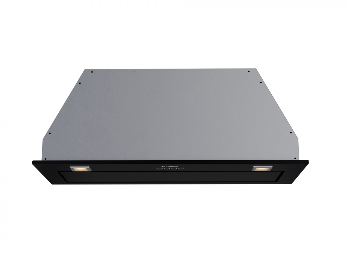 Hotă incorporabilă Pyramis Turbo ERN, 70 cm, 1 motor puternic, putere de absorbție 760 m³/h, control electronic Soft Touch, finisaj negru elegant și modern [3]