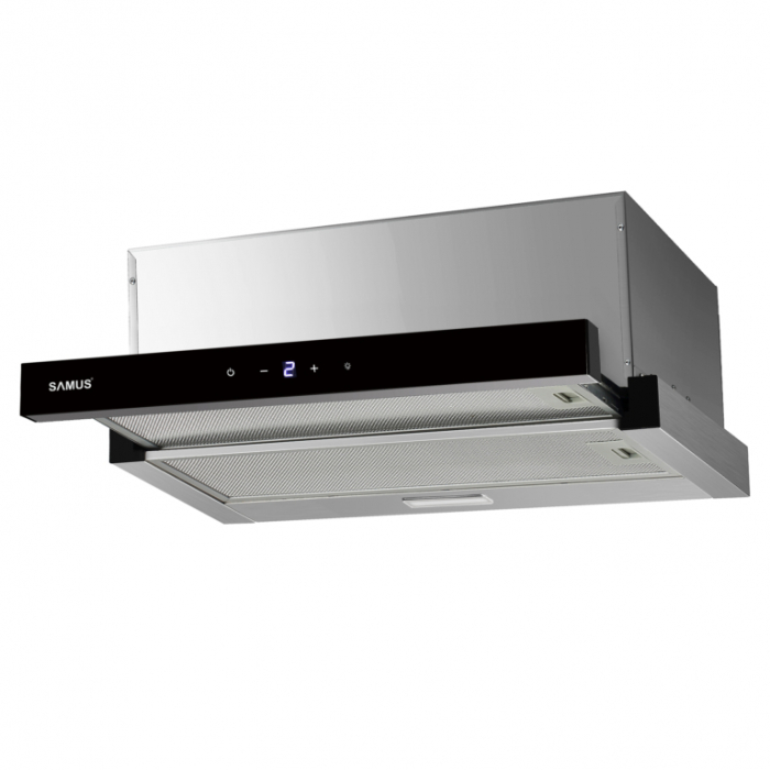 Hota incorporabila Samus HS6061DTGX, 1 motor,  latime 60 cm, filtru din aluminiu, control touch,  Inox [1]