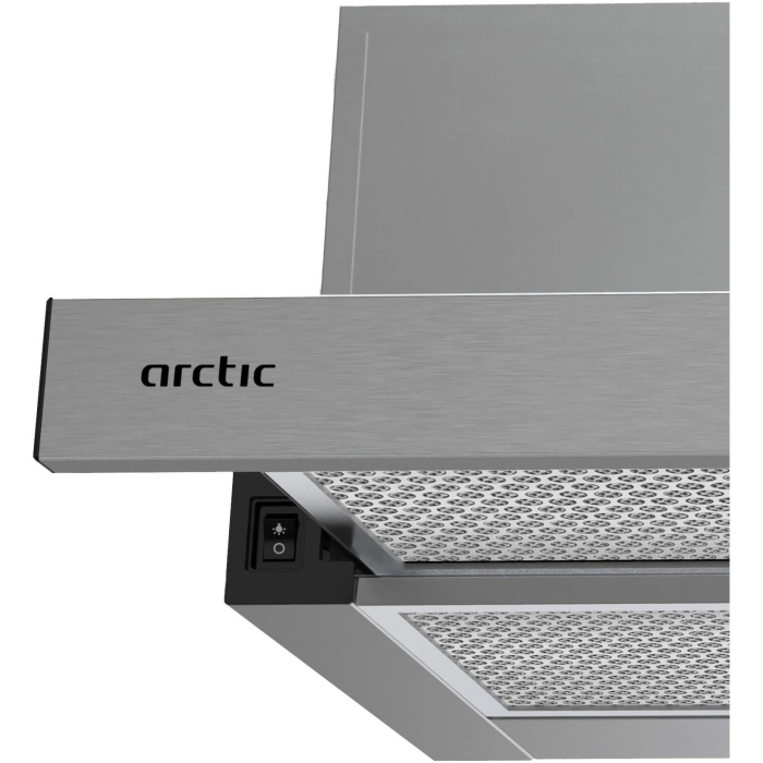 Hota incorporabila telescopica Arctic AHT6132X, Putere de absorbtie 290 mc/h, filtru metalic, 60 cm, Inox [4]