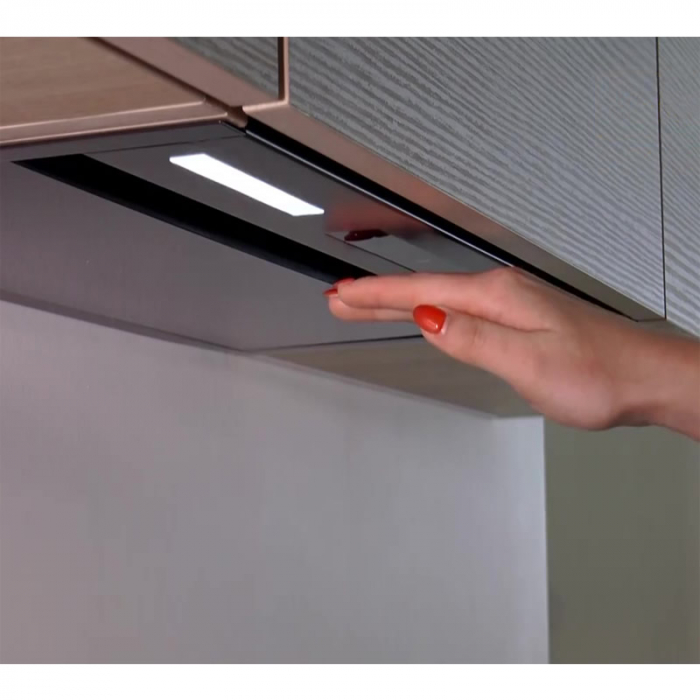 Hota Incorporabila Tornado Modul Touch Free 1200 (60), 1 motor, latime 60 cm, 4 viteze, absorbtie 1200 m3/ora, Negru [2]