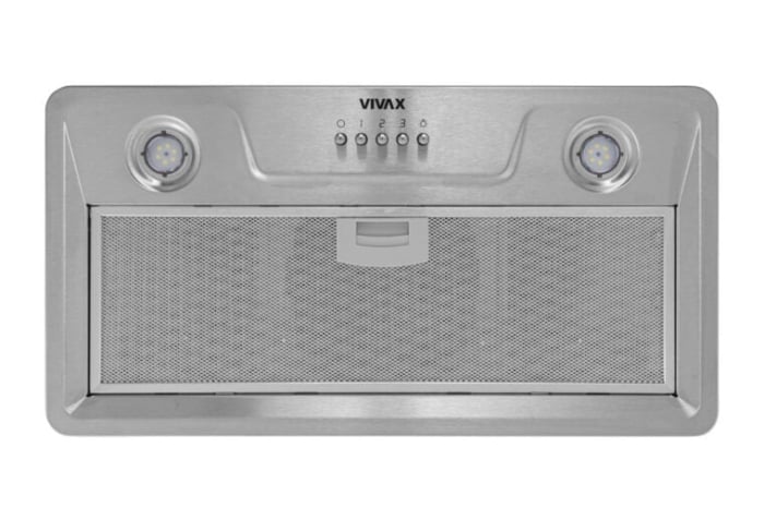 Hota incorporabilă Vivax CHO-60BI100T X, 52,5 cm, 100 W, 1 motor, 3 viteze, filtru aluminiu, iluminare LED, Inox [3]