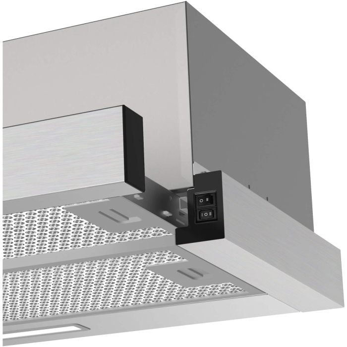 Hota telescopica Beko, 65W, cap abs 320 mc/h, 3 trepte de putere, filtre metalice lavabile, filtre carbon, iluminare LED, Inox [3]