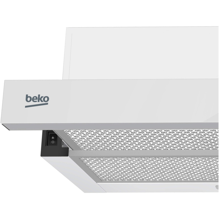 Hota telescopica Beko, putere de absorbtie 320 mc/h, Iluminare LED, Filtre carbon, 3 trepte de viteze, Alb [3]