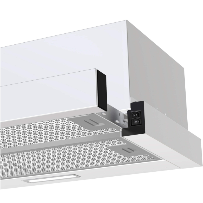 Hota telescopica Beko, putere de absorbtie 320 mc/h, Iluminare LED, Filtre carbon, 3 trepte de viteze, Alb [4]