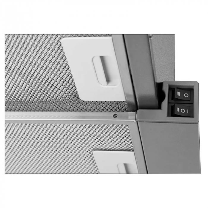 Hota Telescopica Tornado Solano 860 (60), 1 motor, latime 60 cm, 3 viteze, absorbtie 860 m3/ora, Inox [6]