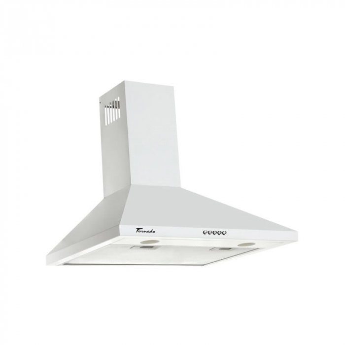 Hota tip Cupola Tornado Kent 750 (50) LED, 1 motor Turbo, latime 50 cm, 3 viteze, absorbtie 750 m3/ora, filtru anti-grasimi aluminiu 5 straturi, Alb [3]