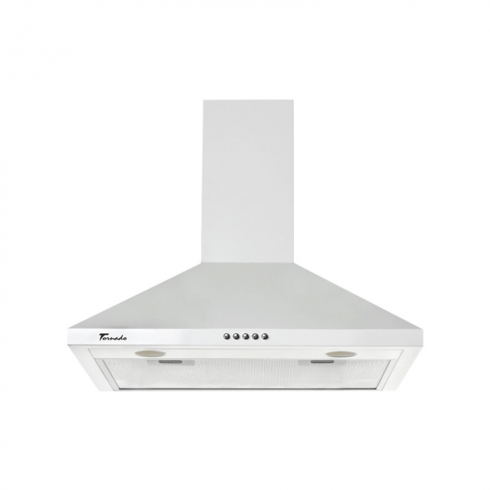 Hota tip Cupola Tornado Kent 750 (50) LED, 1 motor Turbo, latime 50 cm, 3 viteze, absorbtie 750 m3/ora, filtru anti-grasimi aluminiu 5 straturi, Alb [4]