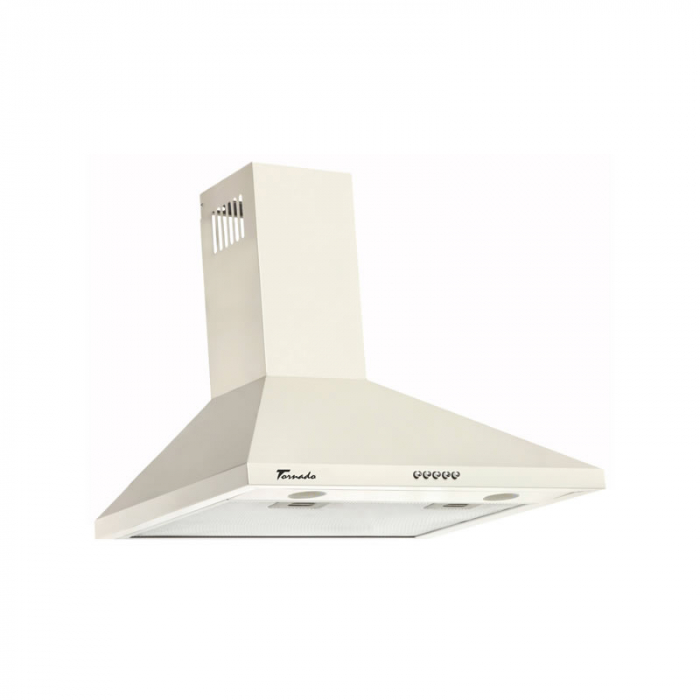 Hota tip Cupola Tornado Kent 750 (50) LED, 1 motor Turbo, latime 50 cm, 3 viteze, absorbtie 750 m3/ora, filtru anti-grasimi aluminiu 5 straturi, Bej [3]