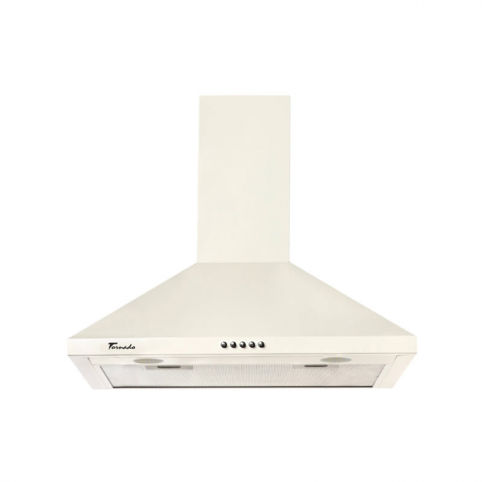 Hota tip Cupola Tornado Kent 750 (50) LED, 1 motor Turbo, latime 50 cm, 3 viteze, absorbtie 750 m3/ora, filtru anti-grasimi aluminiu 5 straturi, Bej [4]
