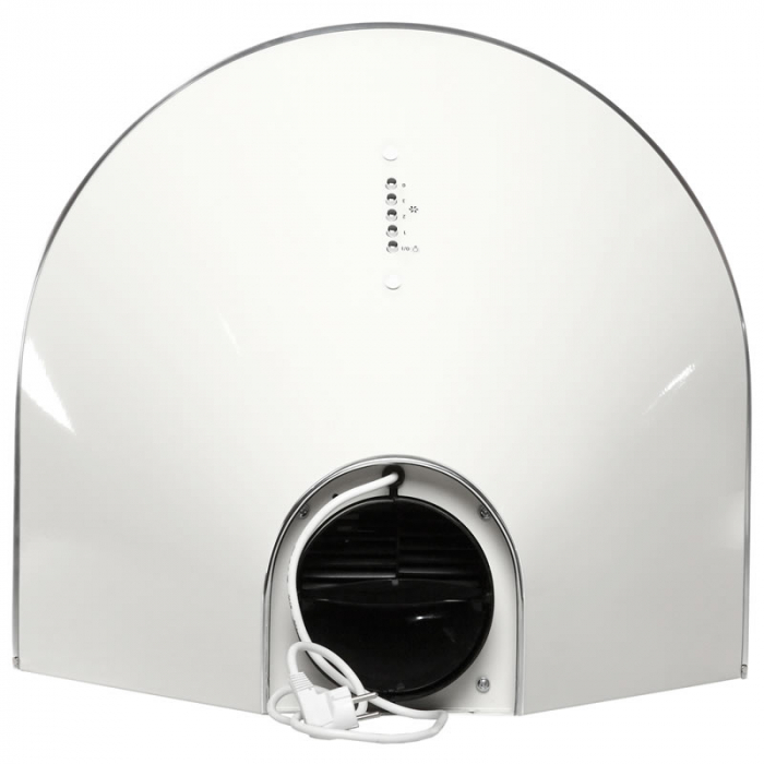 Hota tip Cupola Tornado Violla 750 (50) LED, 1 motor Turbo, latime 50 cm, 3 viteze, absorbtie 750 m3/ora, filtru anti-grasimi aluminiu 5 straturi, Alb [5]