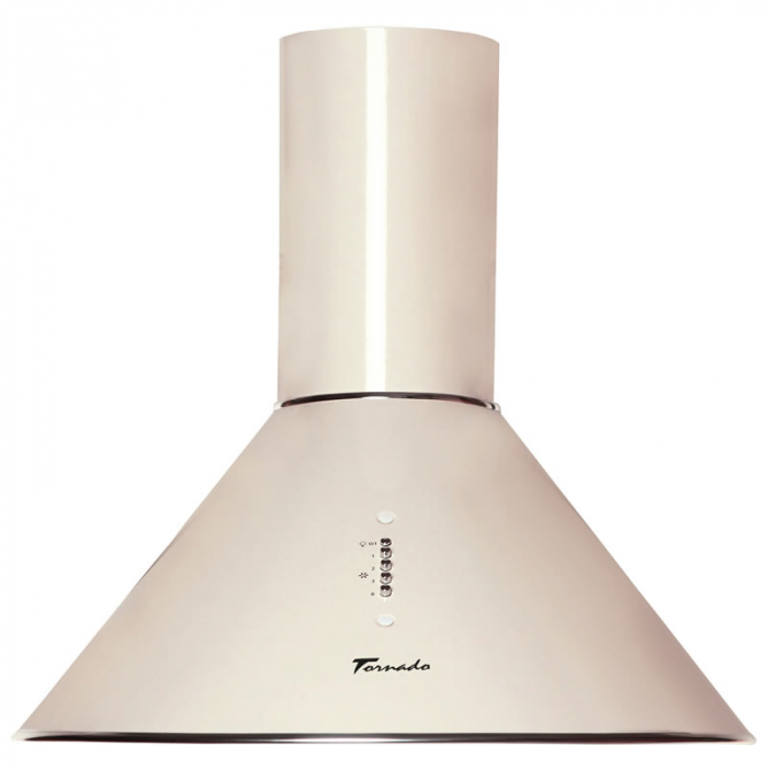 Hota tip Cupola Tornado Violla 750 (50) LED, 1 motor Turbo, latime 50 cm, 3 viteze, absorbtie 750 m3/ora, filtru anti-grasimi aluminiu 5 straturi, Bej [4]