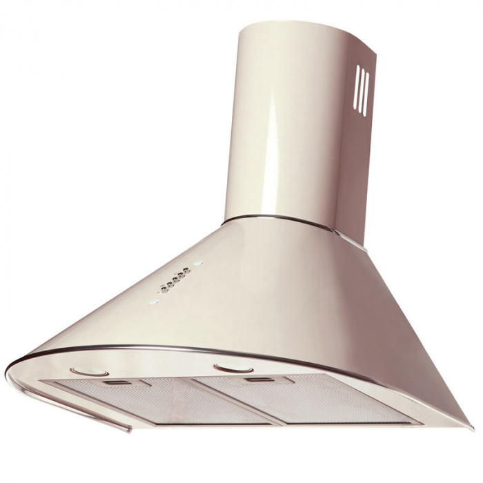 Hota tip Cupola Tornado Violla 750 (50) LED, 1 motor Turbo, latime 50 cm, 3 viteze, absorbtie 750 m3/ora, filtru anti-grasimi aluminiu 5 straturi, Bej [3]