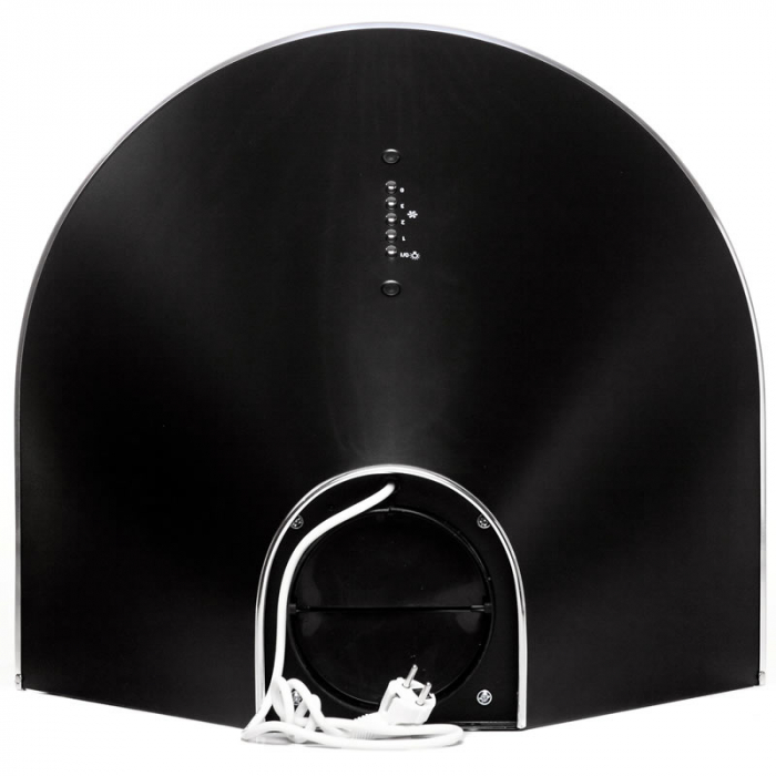 Hota tip Cupola Tornado Violla 750 (50) LED, 1 motor Turbo, latime 50 cm, 3 viteze, absorbtie 750 m3/ora, filtru anti-grasimi aluminiu 5 straturi, Negru [11]