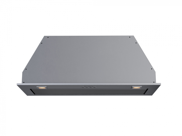 Hotă total incorporabilă Pyramis Turbo ERN 70 cm Inox, 1 motor, absorbție maximă 760 m³/h, control electronic Soft Touch, timer și finisaj inox modern [3]