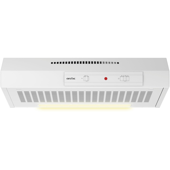 Hota traditionala Arctic AH611, Putere de absorbtie 295 mc/h, Iluminare LED, 1 motor, 60 cm, Alb [1]