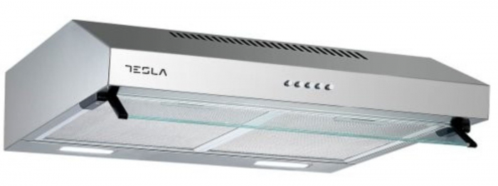 Hota traditionala Tesla DB601AX, 2 motoare, Putere de absorbtie 350m3/h, 3 viteze, Led 2x2W, 60 cm, Inox [1]