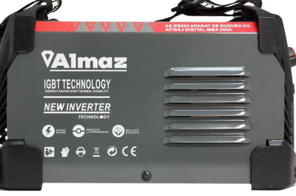 Aparat de sudura Invertor AlmazProfi 250A AZ-ES003, Clesti de sudura + Manusi de protectie marime 16 [11]