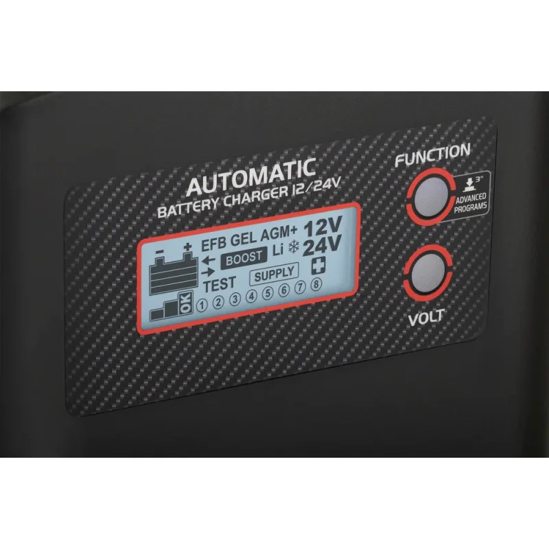 Incarcator electronic multifunctional pentru baterii TELWIN 12V/24V cu afisaj LCD. [6]