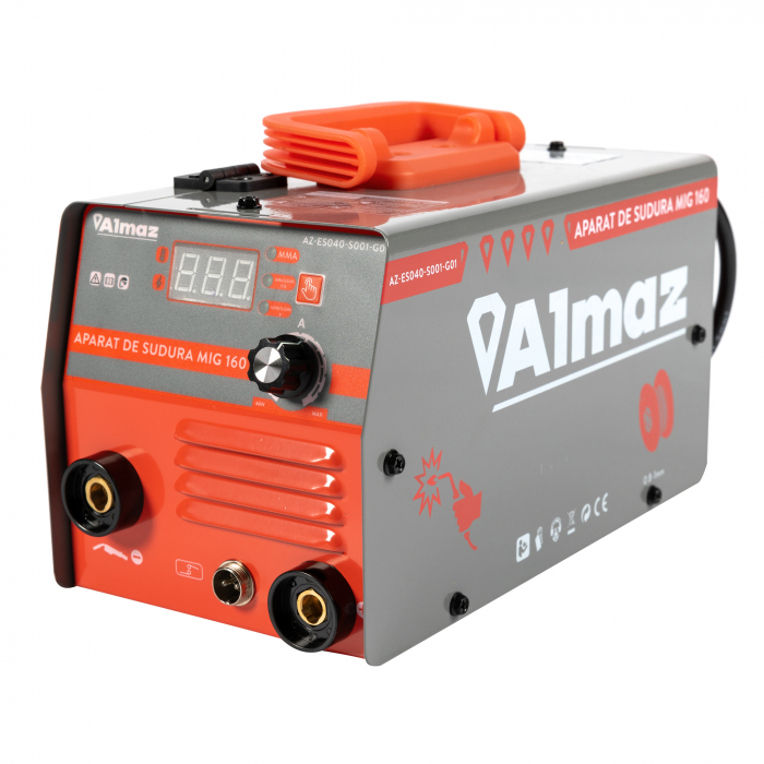 Invertor/Aparat de sudura MIG160 A, electrozi+sarma,  Almaz AZ-ES040-S001-G01 [6]