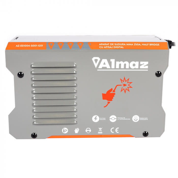Invertor sudură Almaz 250A, Digital, Hot Start, Arc Force, Anti Stick, MMA/TIG LIFT, cu afisaj digital, IP21S [13]
