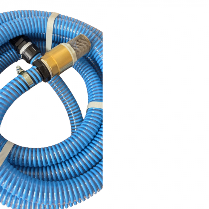 Kit complet furtun de aspiratie, sorb alama si racorduri, 1 tol 25 mm, 7 m lungime [8]