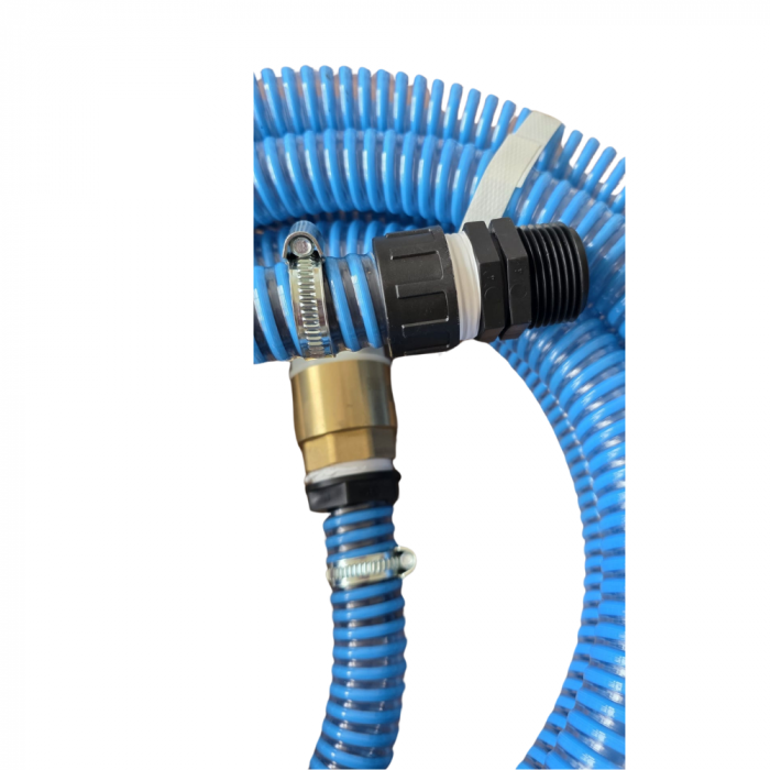 Kit complet furtun de aspiratie, sorb alama si racorduri, 1 tol 25 mm, 7 m lungime [7]