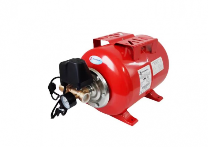 Kit Hidrofor - Pompa submersibila Romaneasca Jar 5 S 50-3 debit 3 m3/h, putere 950 W, inaltime pompare 54 m + Vas de expansiune 24 l, racord 5 cai, supapa de sens, presostat, manometru [5]