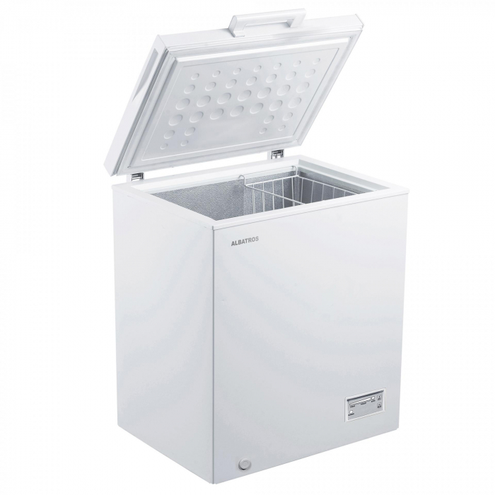Ladă Frigorifică 2 în 1 Albatros LA175E – 165L, Frigider/Congelator, Clasa Energetică E, Capacitate Congelare 7 kg/24h, Panou Control LED, Dezghețare Manuală, Roti pentru Mobilitate, [1]