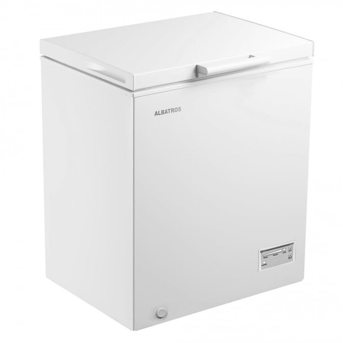 Ladă Frigorifică 2 în 1 Albatros LA175E – 165L, Frigider/Congelator, Clasa Energetică E, Capacitate Congelare 7 kg/24h, Panou Control LED, Dezghețare Manuală, Roti pentru Mobilitate, [2]