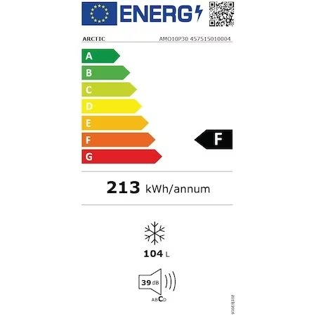 Lada frigorifica, Arctic, AMO10P30, 104 l, Clasa F, Conditii extreme, Fast Freezing, Alb [4]