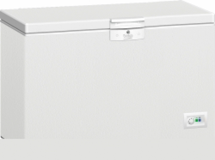 Lada frigorifica Beko HSM37540, 360 L, Clasa E, Conditii extreme, Securizare yala , Alb [2]