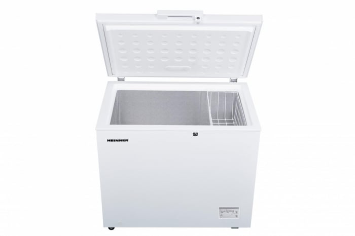 Lada frigorifica Heinner HCF-246CNHE++, 246 l, Clasa E, Compresor inverter, Control electronic, Iluminare LED, Functionalitate frigider, Alb [1]