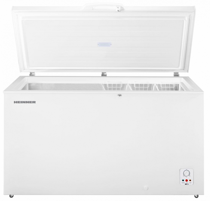 Ladă Frigorifică HEINNER HCF-HS420E++, 420 L, Clasa E, Iluminare LED, Alb [1]